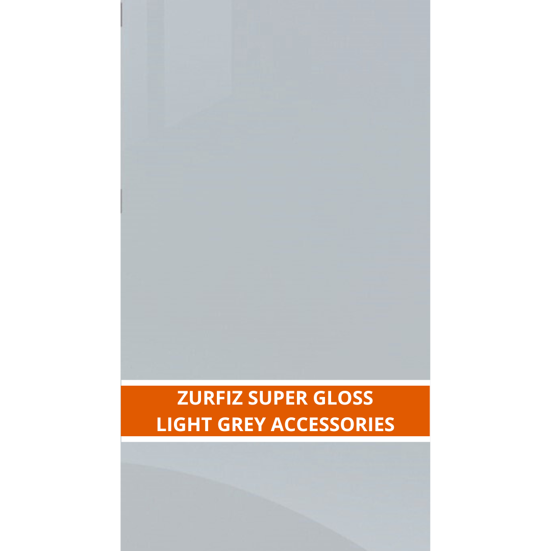 EXAMPLE: ZURFIZ SUPER GLOSS LIGHT GREY ACCESSORIES