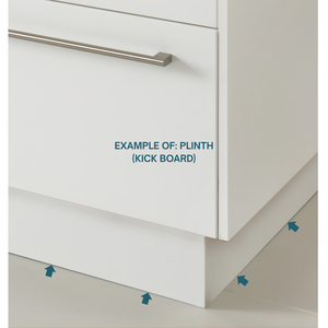 EXAMPLE: PLINTH (KICK BOARD) L 2745 X H 150 X T 18MM