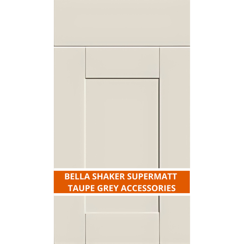 BELLA SHAKER SUPERMATT TAUPE GREY ACCESSOIRES