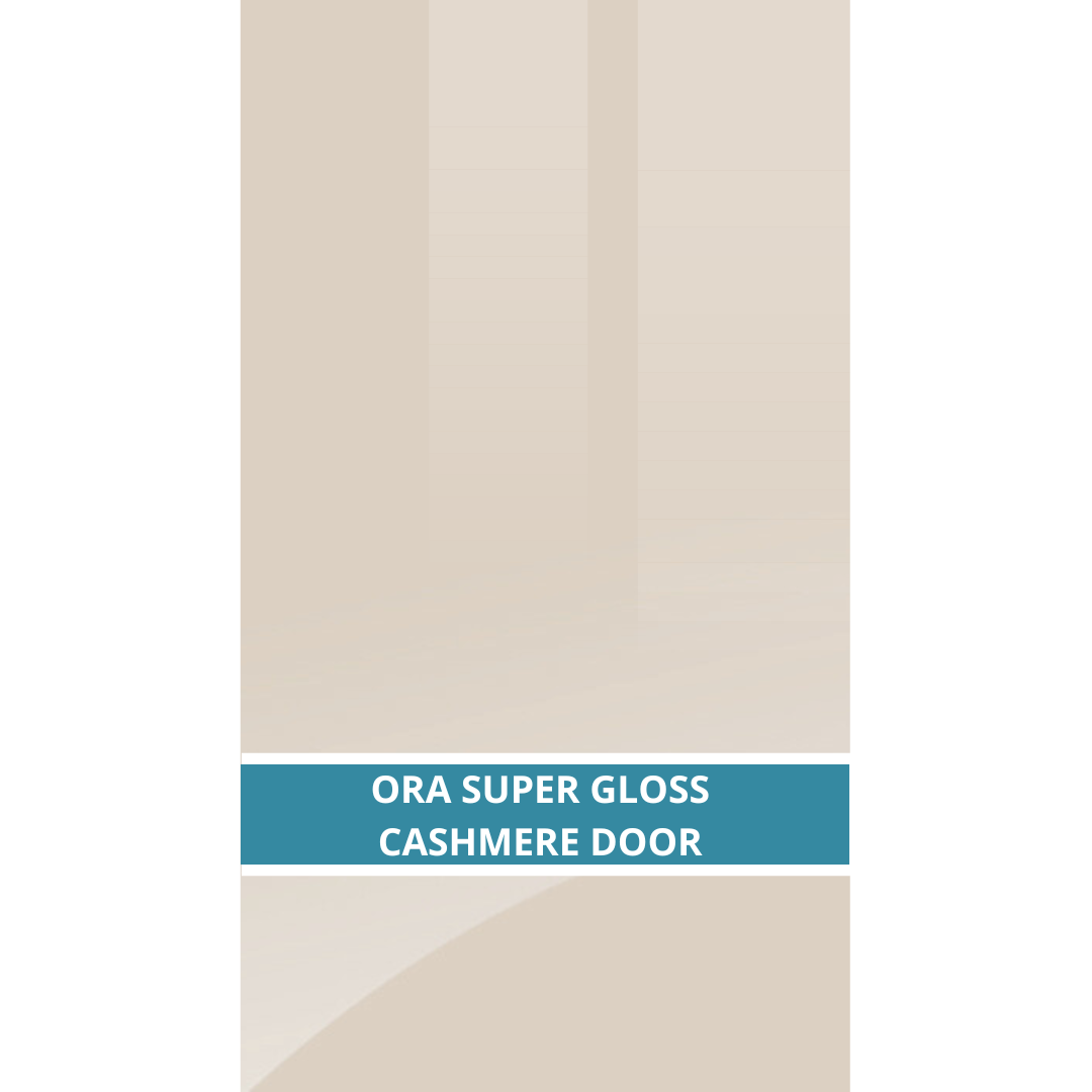 ORA SUPER GLOSS CASHMERE LARGE CUPBOARD DOORS