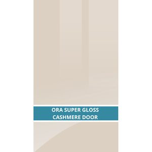 ORA SUPER GLOSS CASHMERE LARGE CUPBOARD DOORS