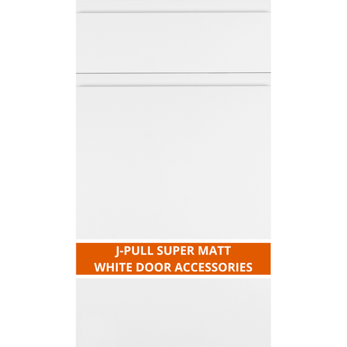 J-PULL SUPER MATT WHITE CUPBOARD DOOR ACCESSORIES