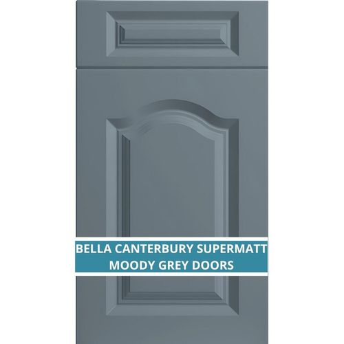 BELLA CANTERBURY SUPERMATT MOODY GREY DOOR AND DRAWER