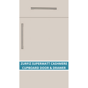 EXAMPLE ZURFIZ SUPERMATT CASHMERE KITCHEN CUPBOARD DOOR AND DRAWER FRONT