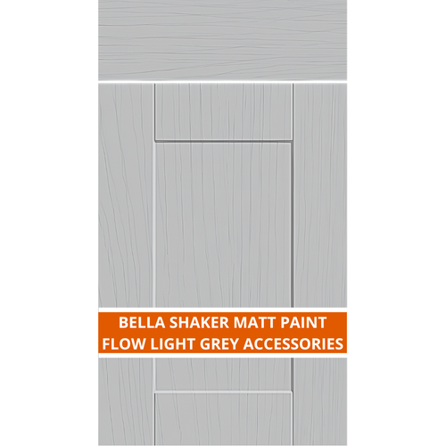 BELLA SHAKER PAINT FLOW LIGHT GREY ACCESSOIRES