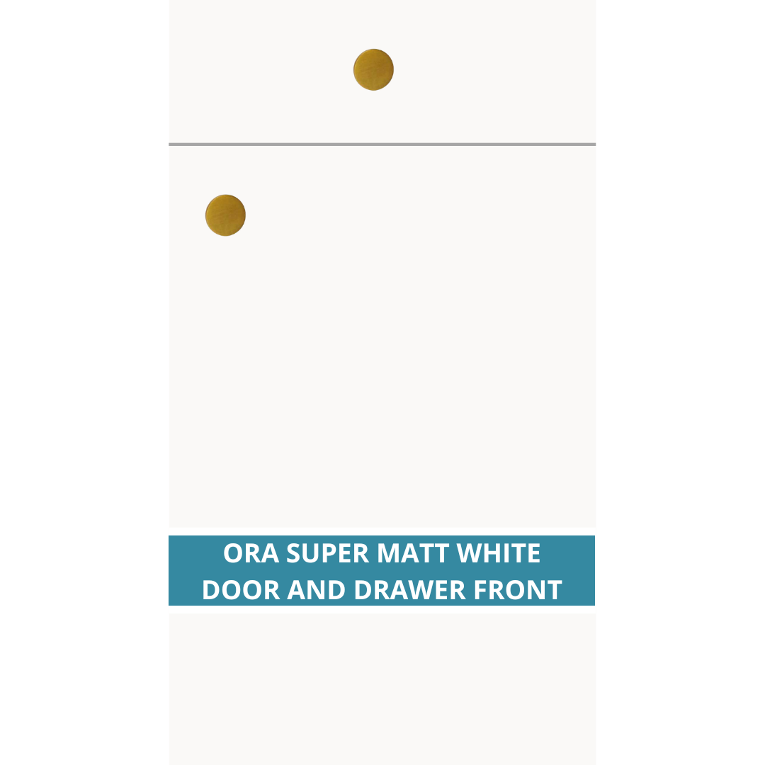 ORA SUPER MATT WHITE CUPBOARD DOORS AND DRAWER FRONT