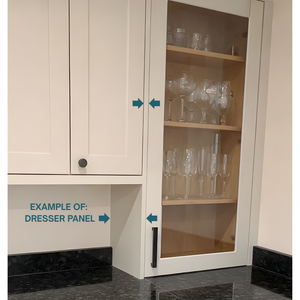 EXAMPLE OF DRESSER END PANELS