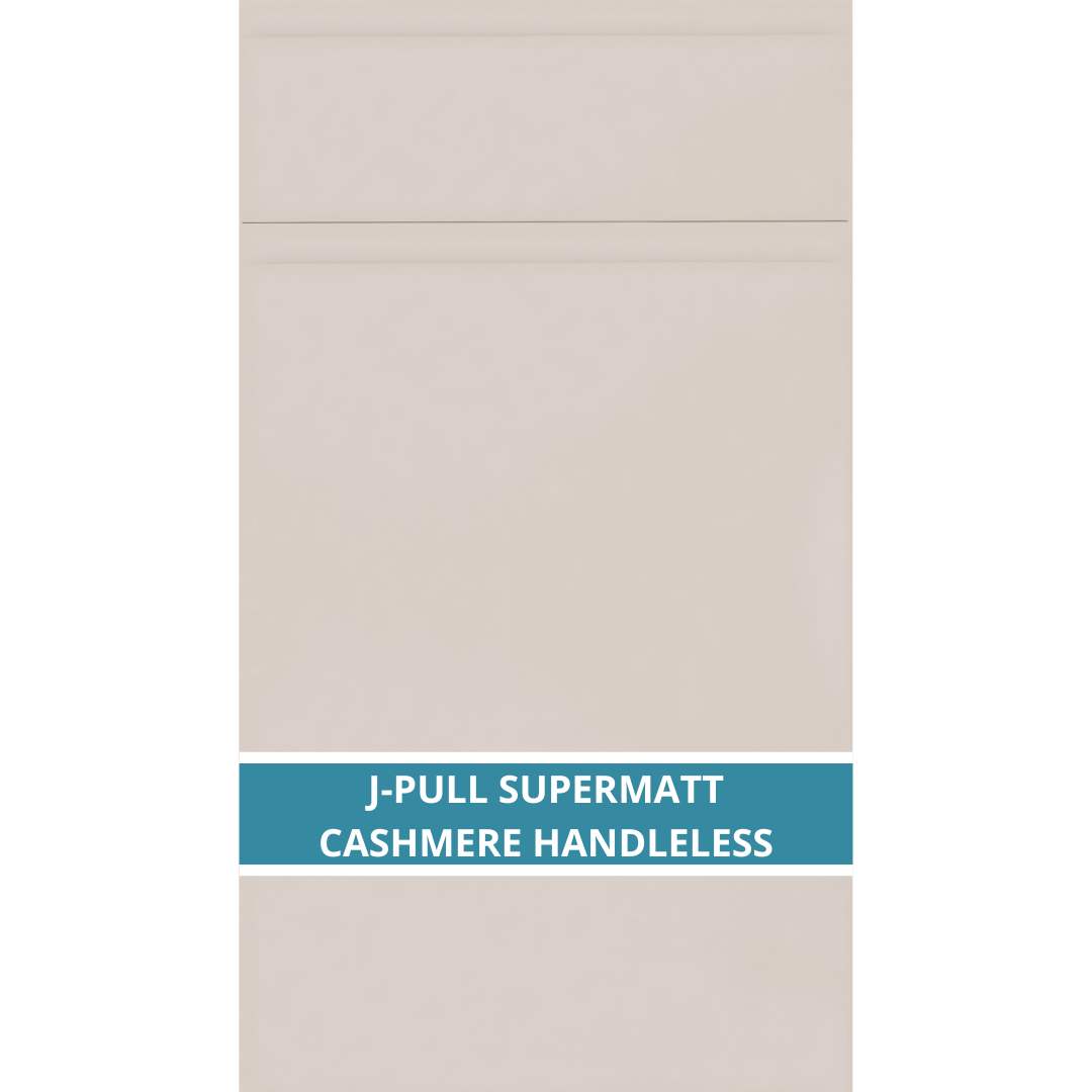 J-PULL SUPERMATT CASHMERE CUPBOARD DOOR AND DRAWER FRONT