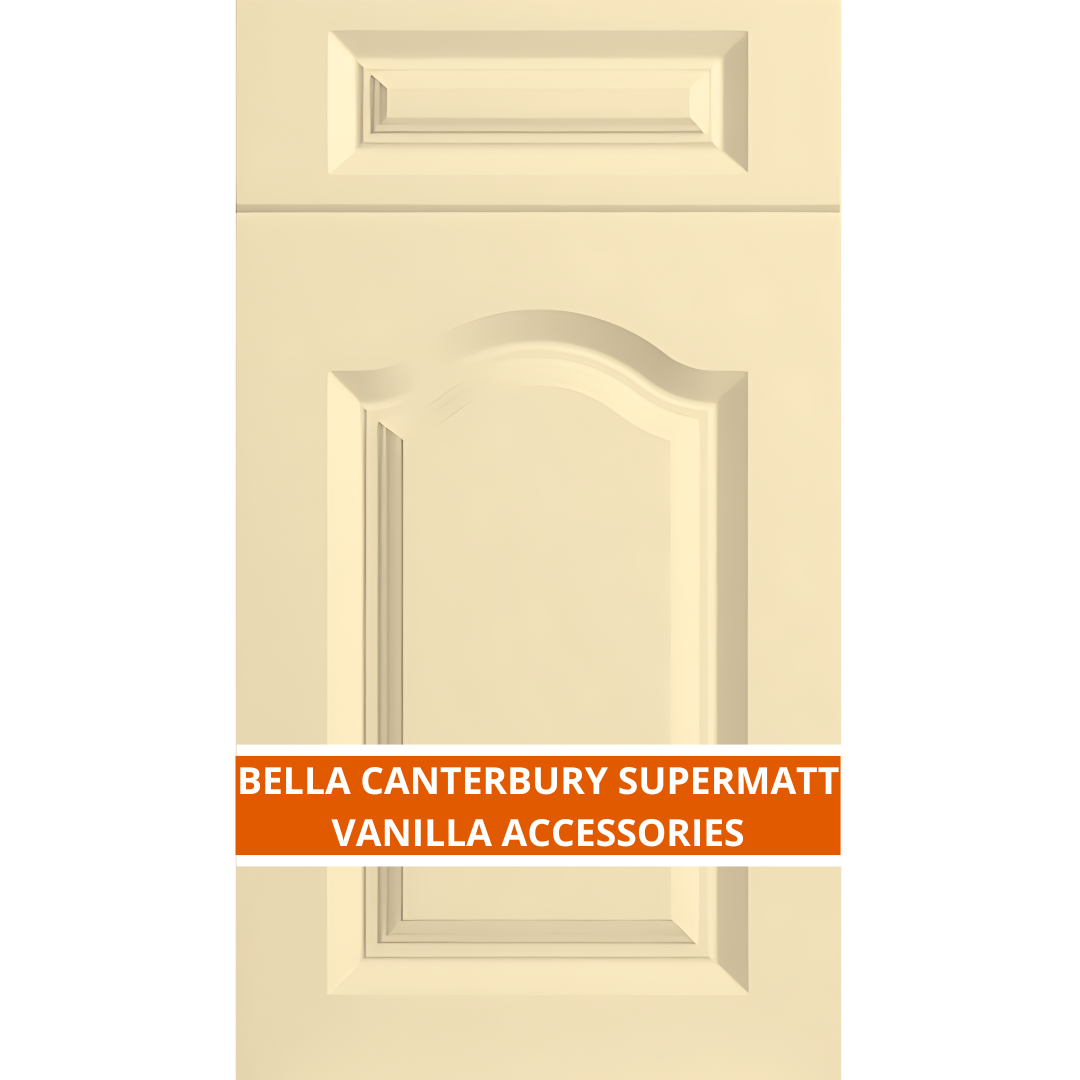 BELLA CANTERBURY SUPERMATT VANILLA CUPBOARD ACCESSOIRES
