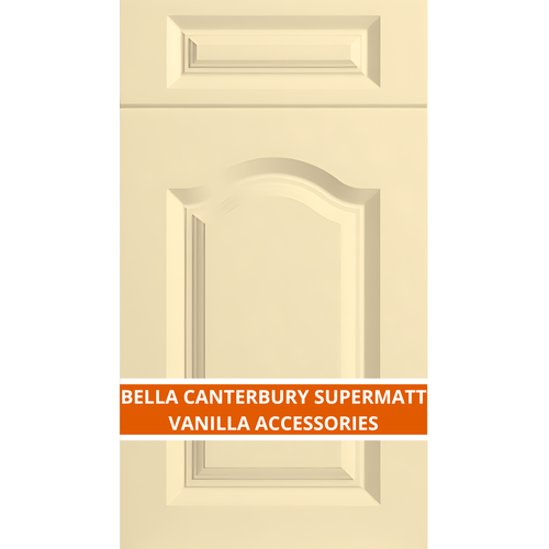 BELLA CANTERBURY SUPERMATT VANILLA CUPBOARD ACCESSOIRES