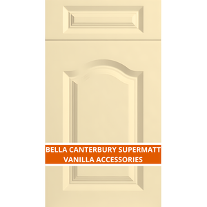 BELLA CANTERBURY SUPERMATT VANILLA CUPBOARD ACCESSOIRES