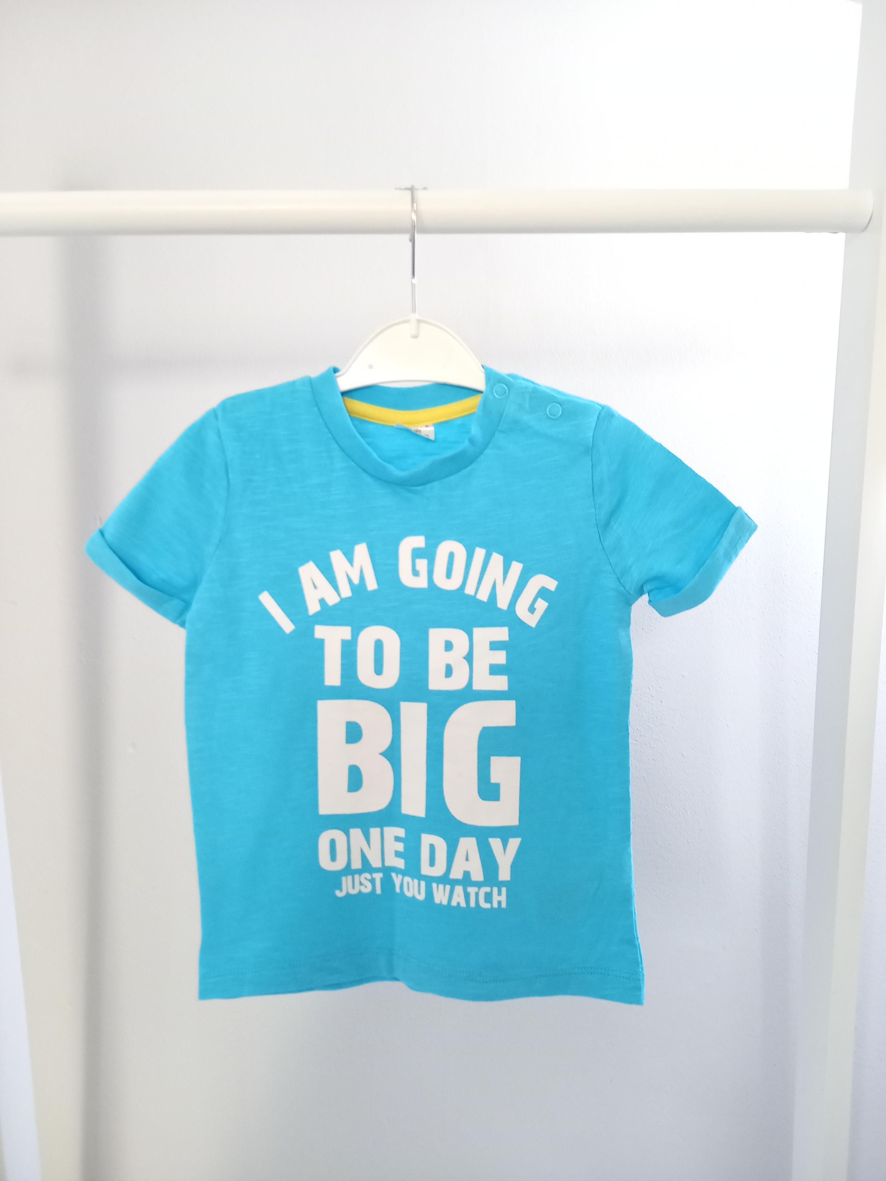 F\u0026F 12-18 Months Blue Short Sleeve T-shirt