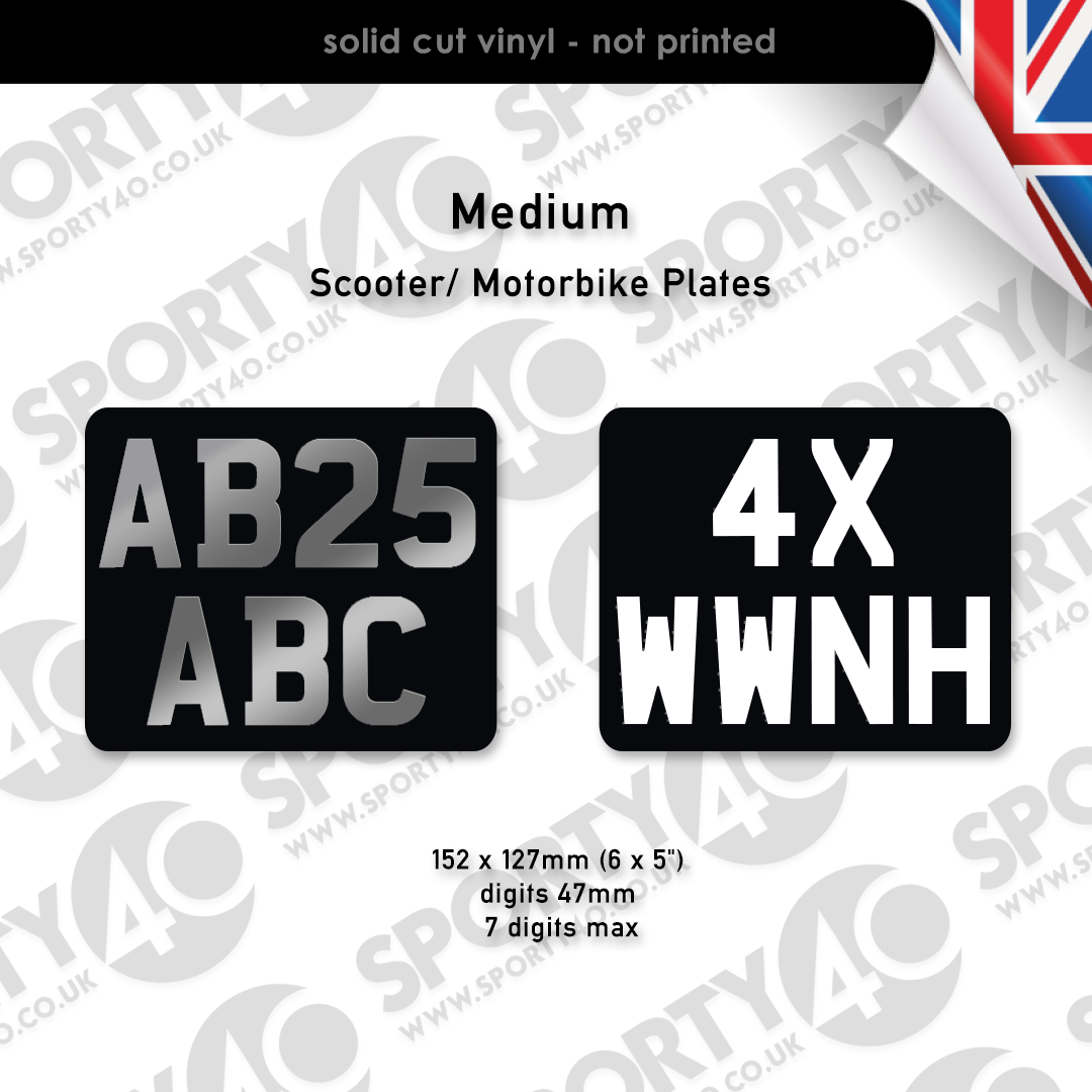 Medium Scooter Plates