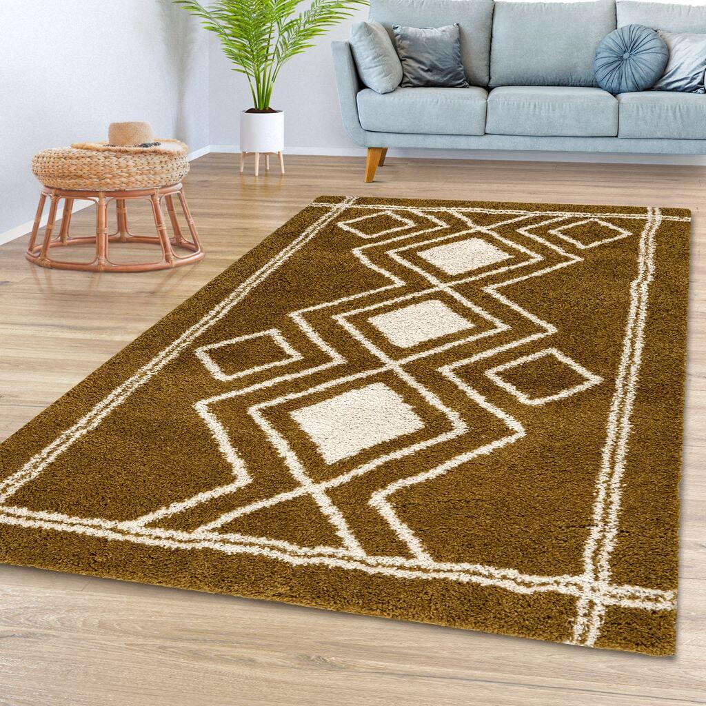 Ashton Rug - Mustard Cream 04