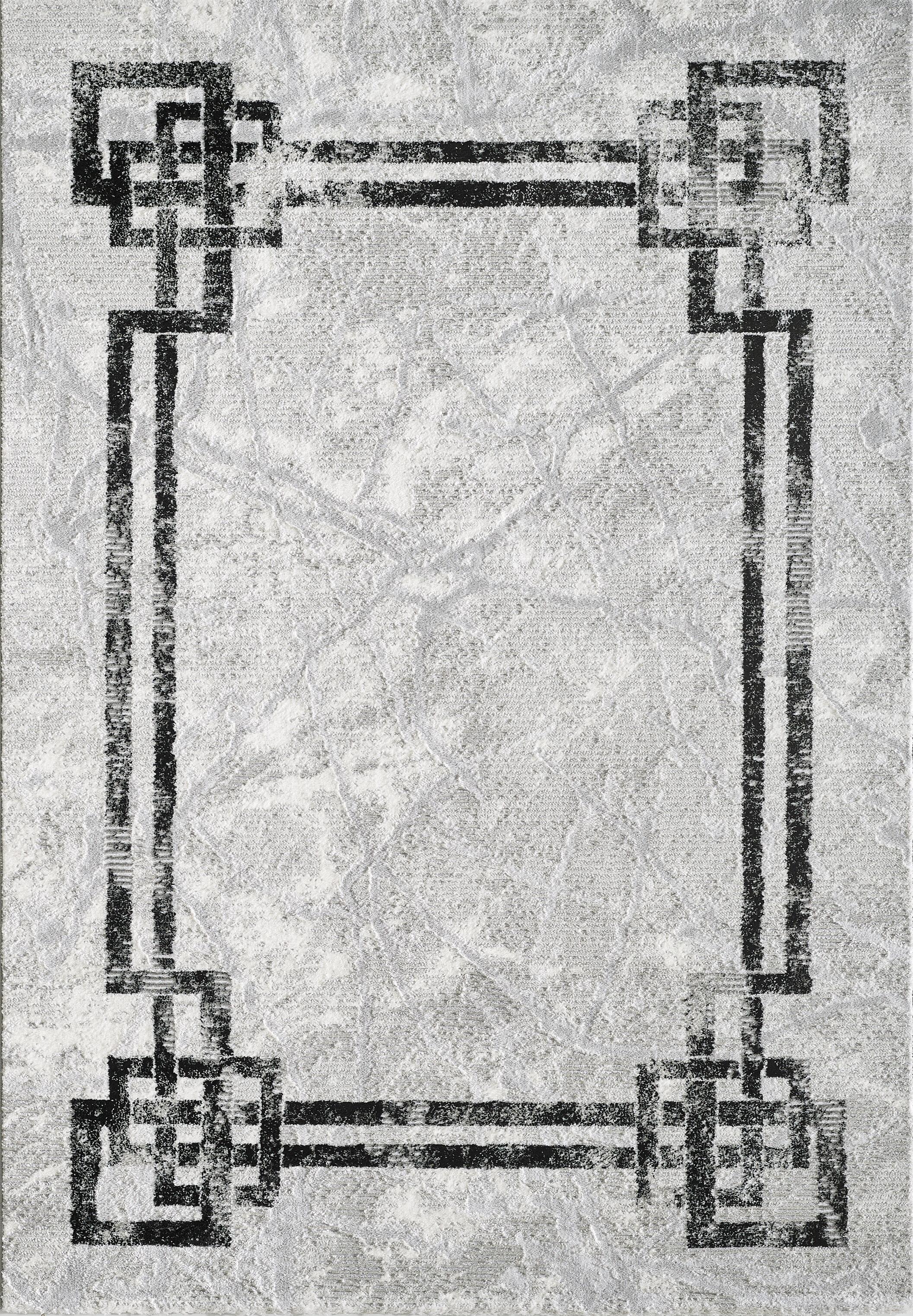 Alisa Rug - Grey Black