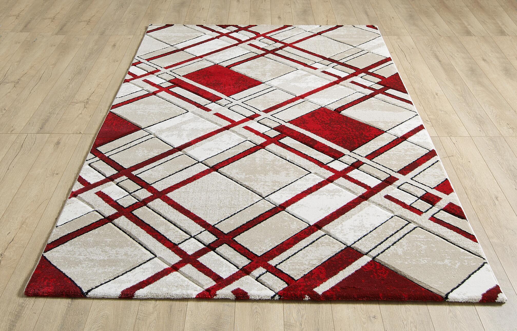 Accra Rug - Cream Red