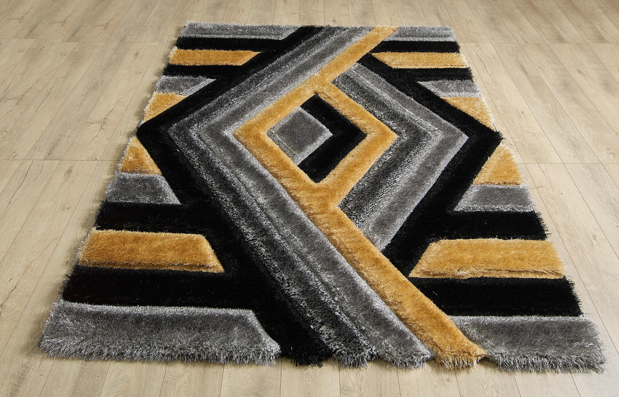 Saturn Rug - Grey Gold