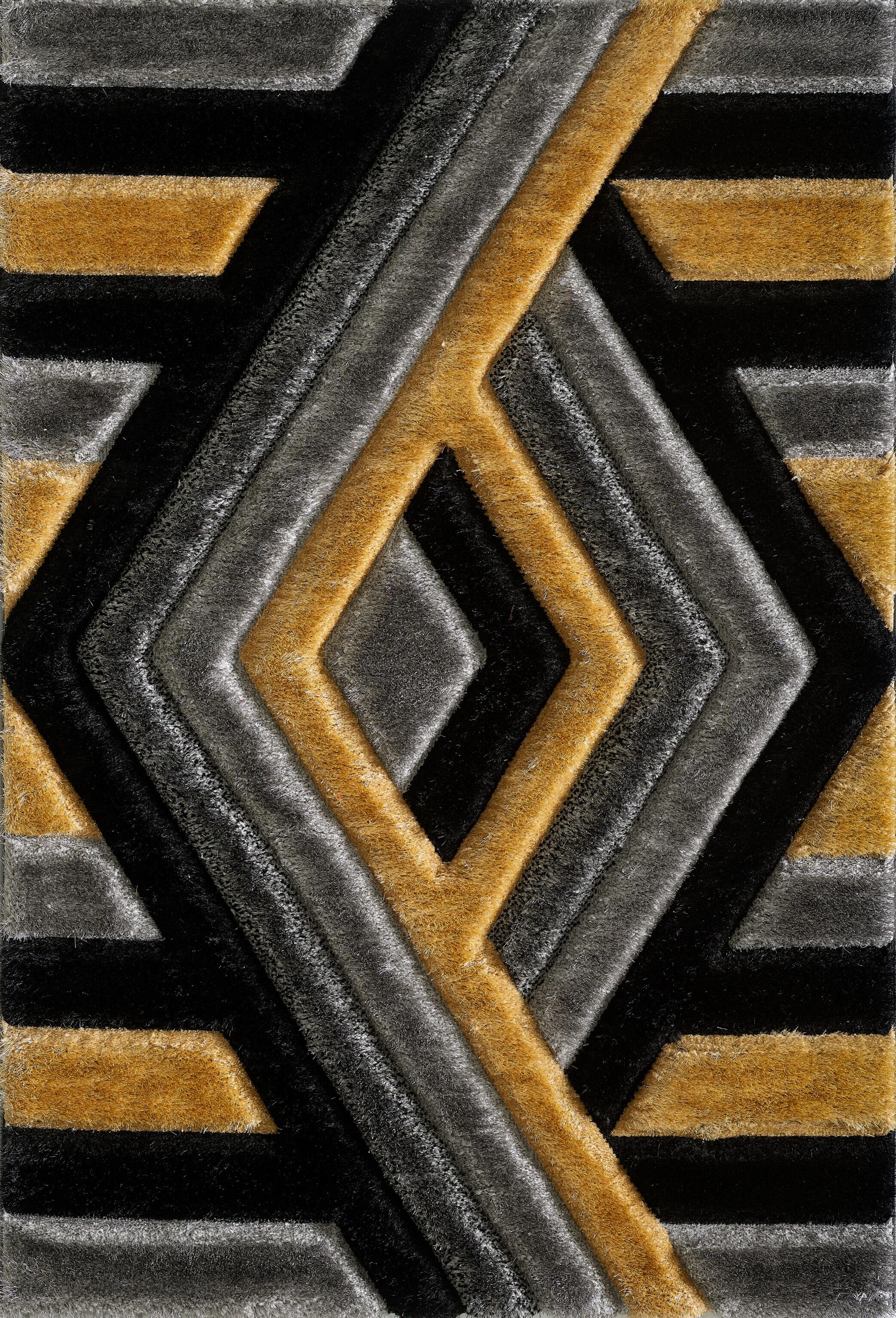 Saturn Rug - Grey Gold