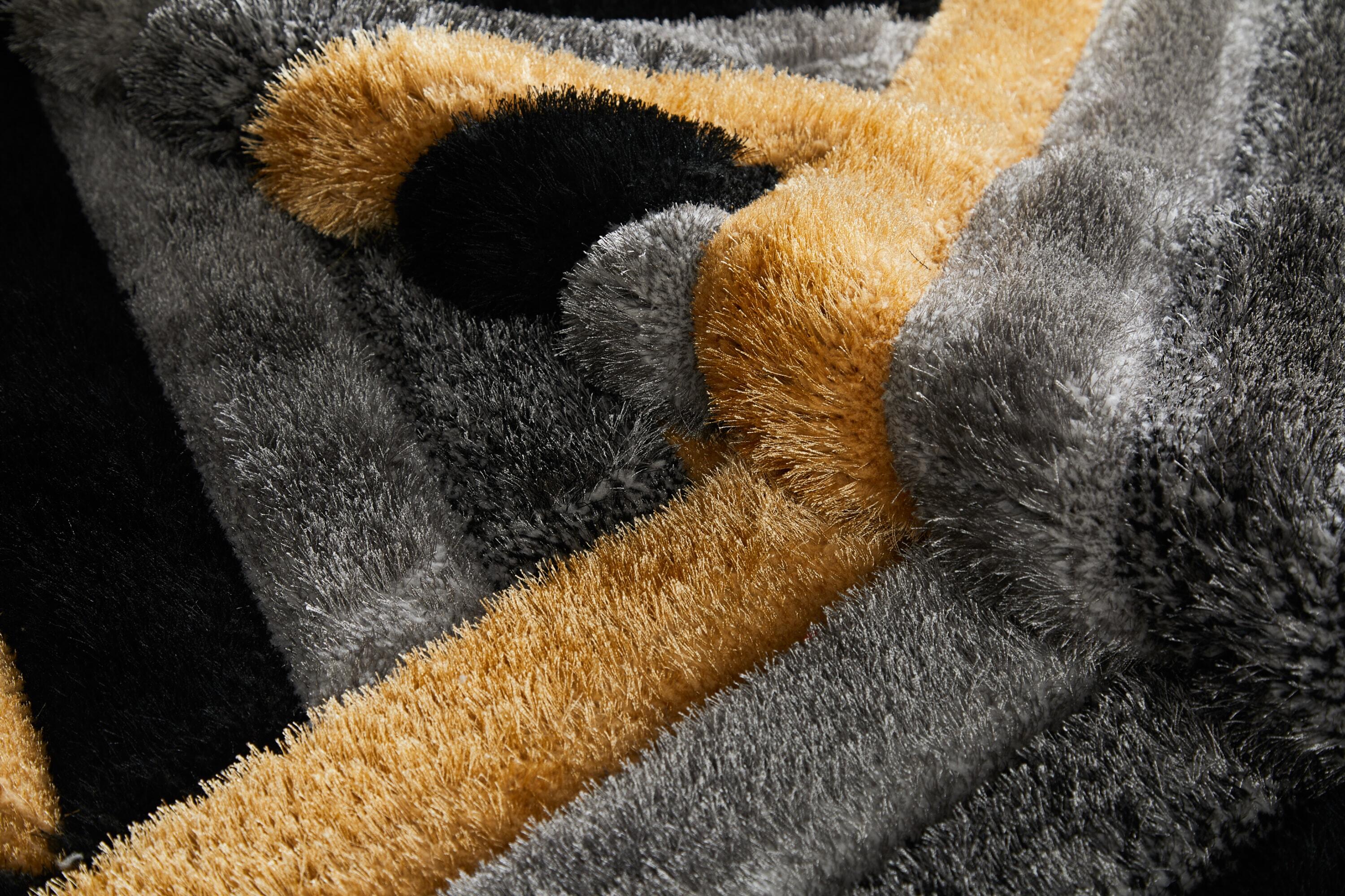 Saturn Rug - Grey Gold