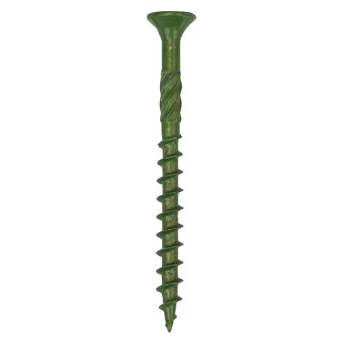 TIMCO DECKING SCREWS 4.5 x 60mm GREEN COATED POZI COUNTERSUNK CSK EXTERIOR PZ2 
