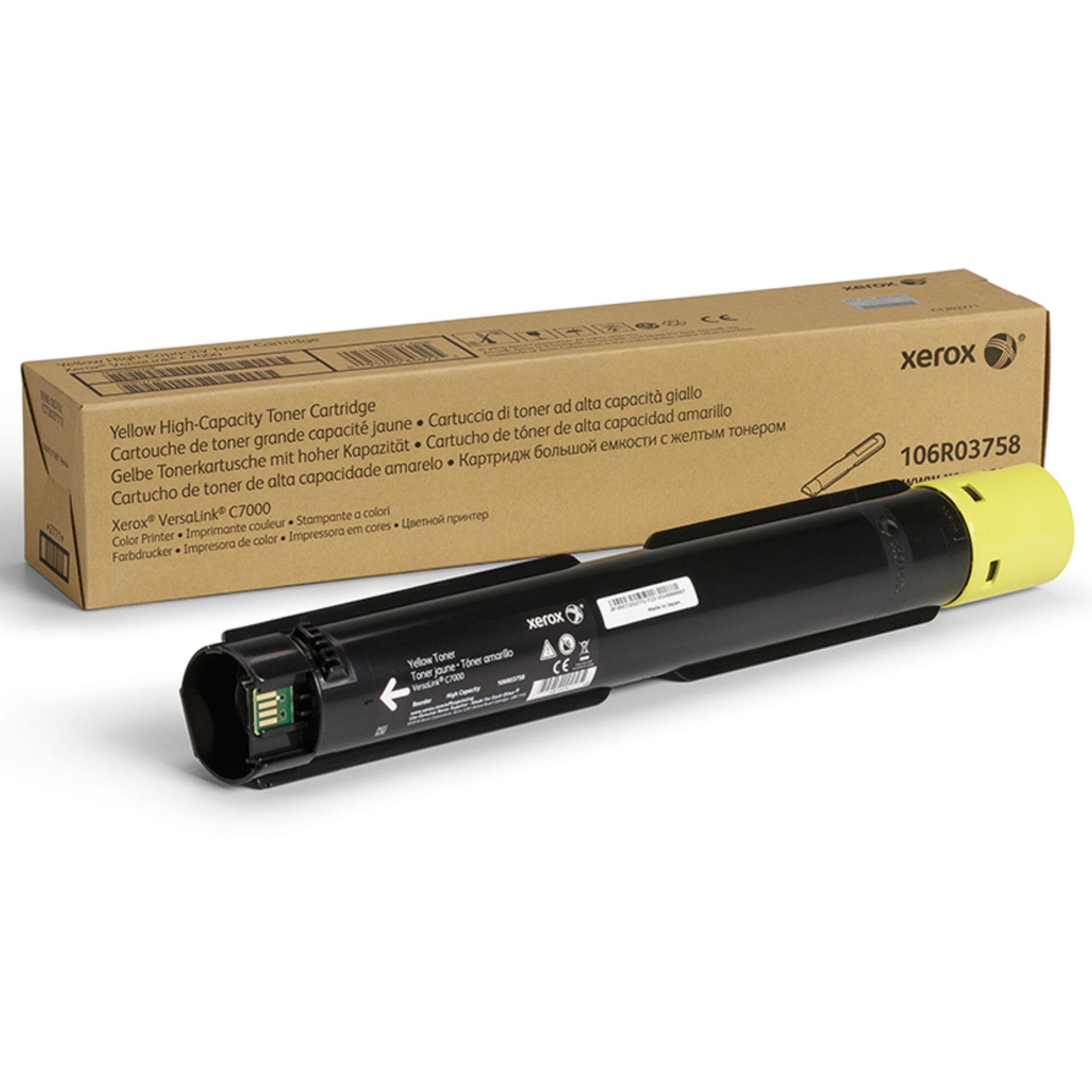 Xerox® VersaLink® C7000 High Capacity Yellow Toner Cartridge 106R03758 106R3758