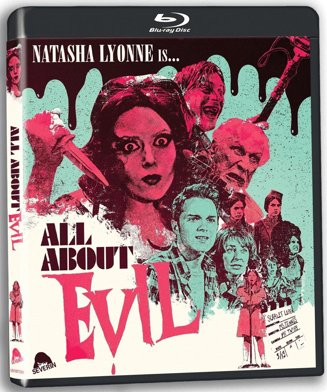 ALL ABOUT EVIL 2 DISC BLU RAY CD SOUNDTRACK W EXCLUSIVE SLIP