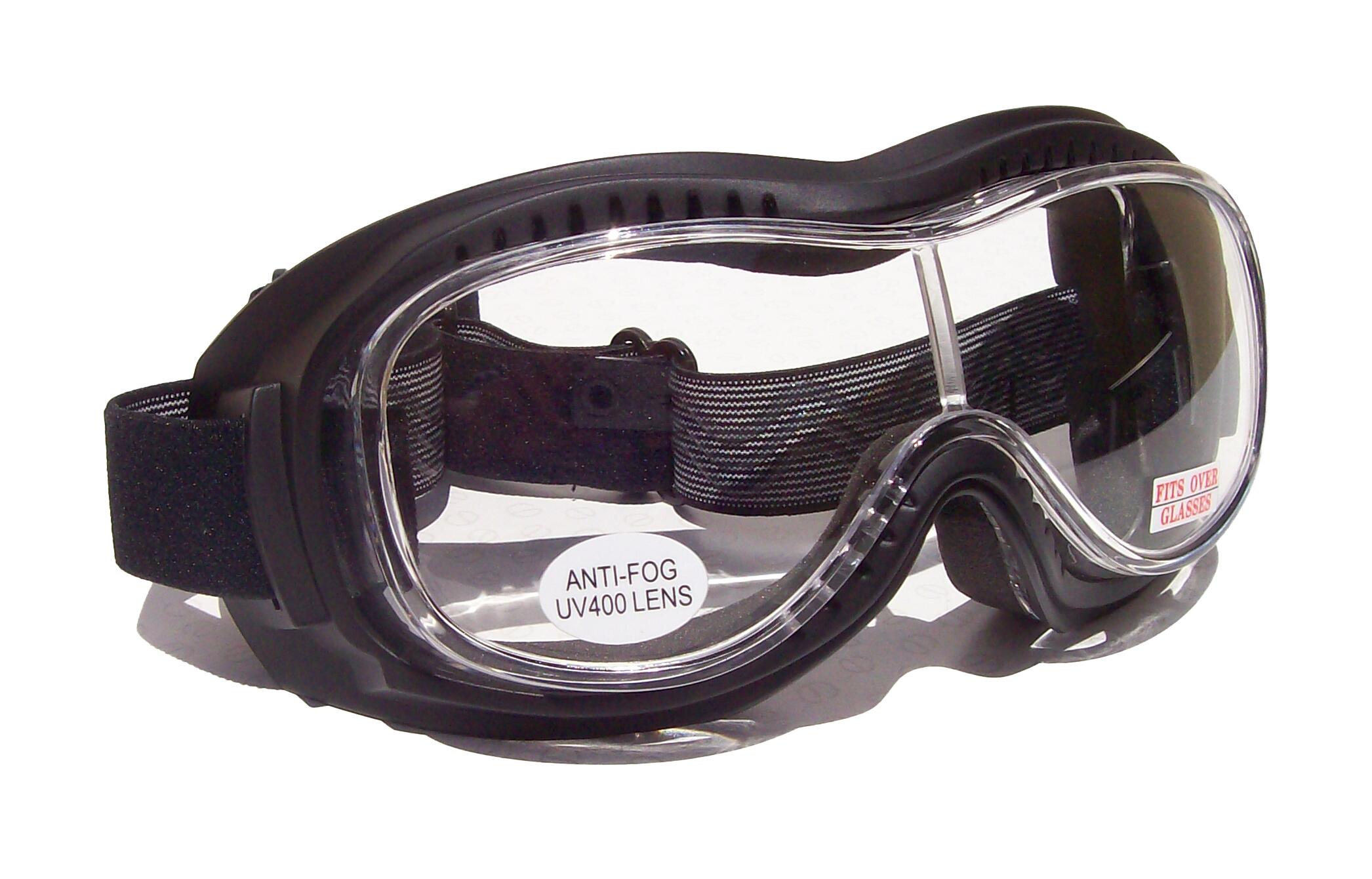 thumbnail image 2 of OTG Motorcycle Goggles - Fits Over Glasses - Clear MK5 Vision - Anti-Fog & Impact Resistant 2 of 6