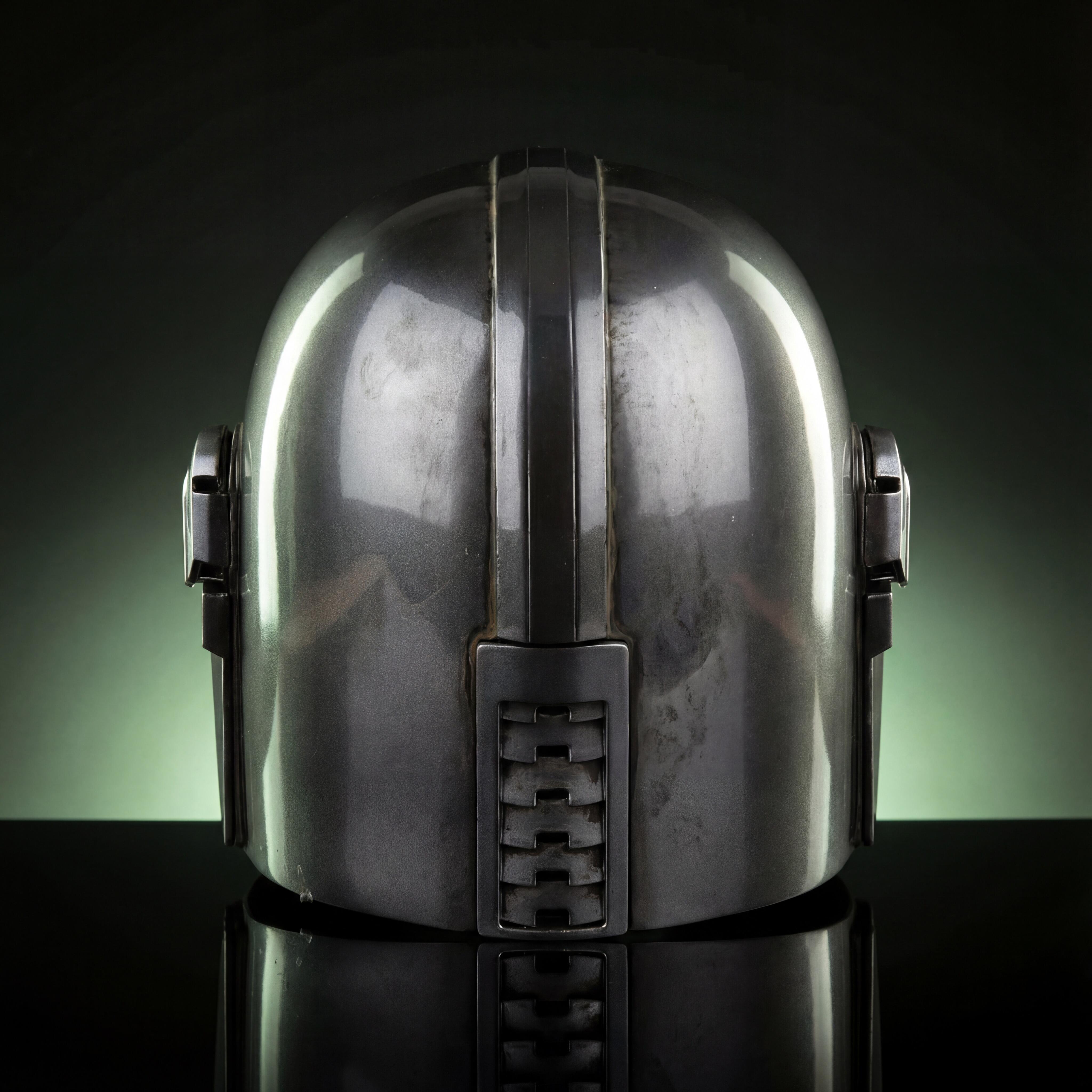 The Mandalorian - Production Made Helmet, back view