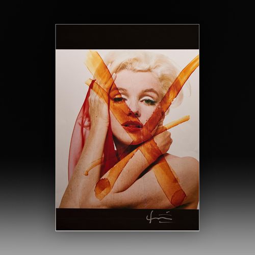 Marilyn Monroe Red Scarf - The Last Sitting by Bert Stern