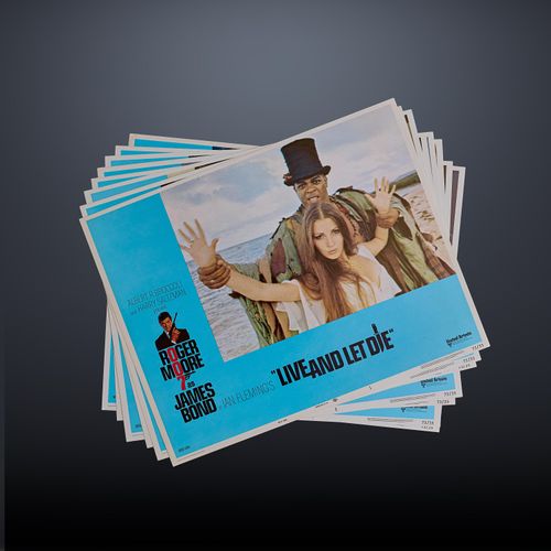 James Bond - Original Lobby Card Set, Live and Let Die (1973)