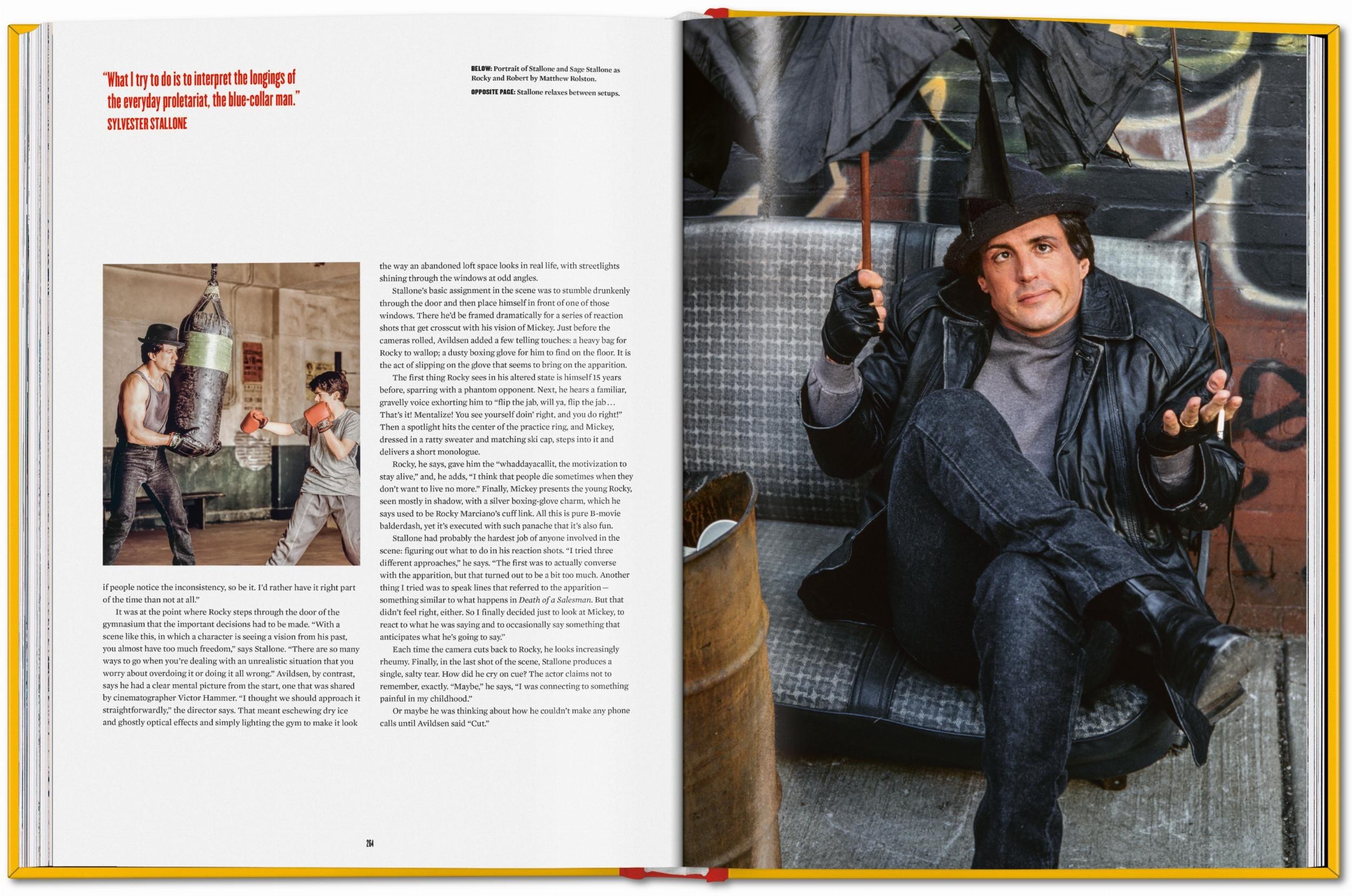 Rocky. The Complete Films, Sylvester stallone silly face sitting down