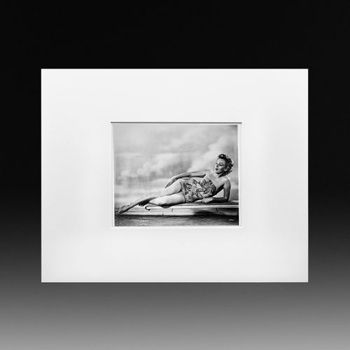 Marilyn Monroe Vintage Publicity Photograph - Playful by the Poolside