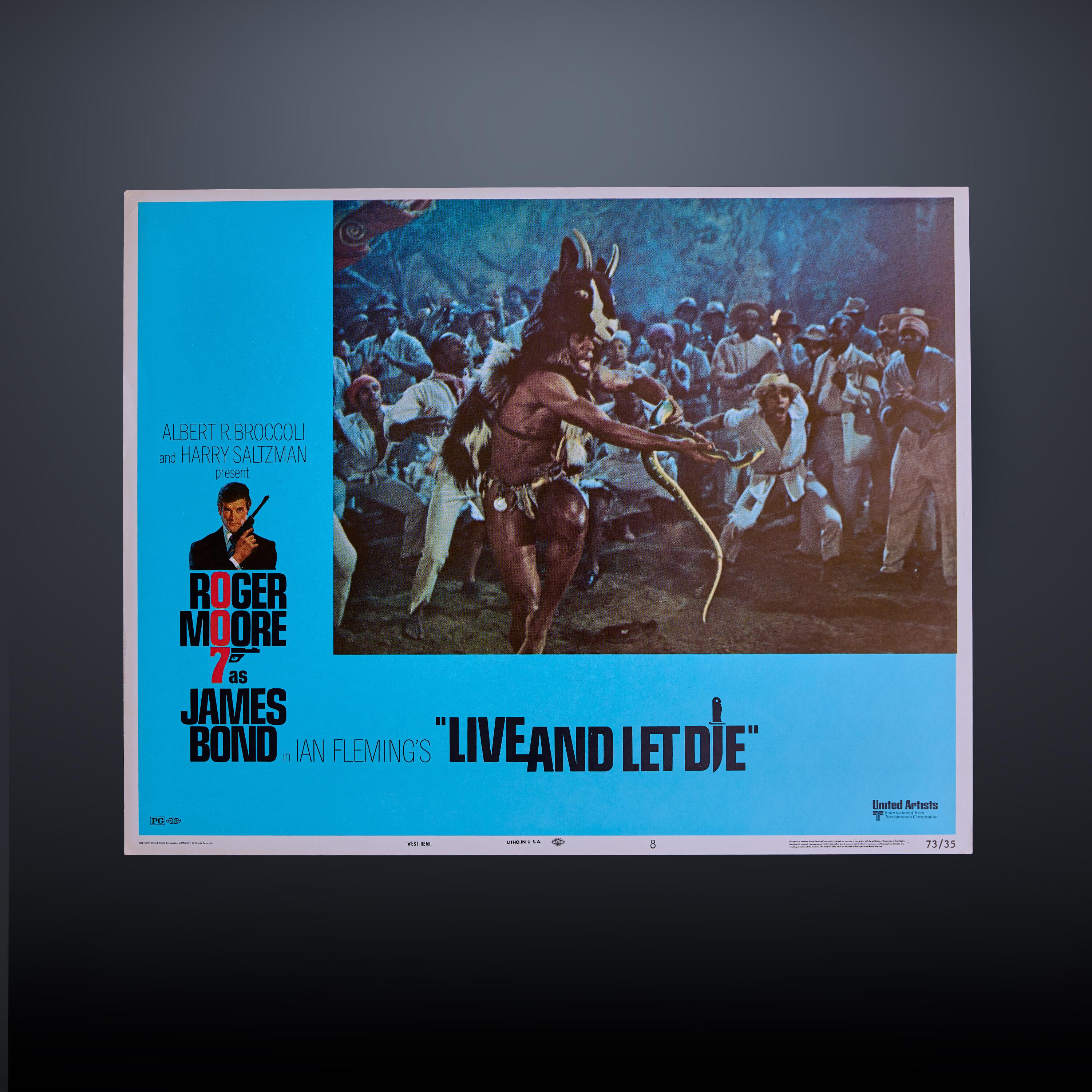 James Bond - Original Lobby Card eight of eight, Live and Let Die (1973)