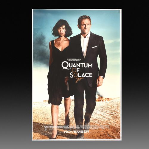 James Bond: Quantum of Solace (2008), US Advance One Sheet Movie Poster, Blue Sky Style, Double sided, Unfolded