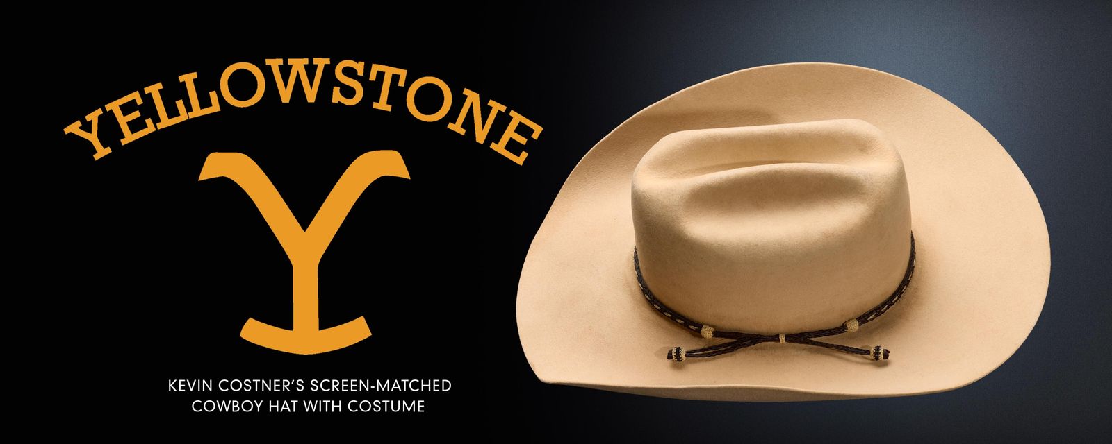 Yellowstone - John Dutton's (Kevin Costner) Screen-Matched Cowboy Hat with Costume