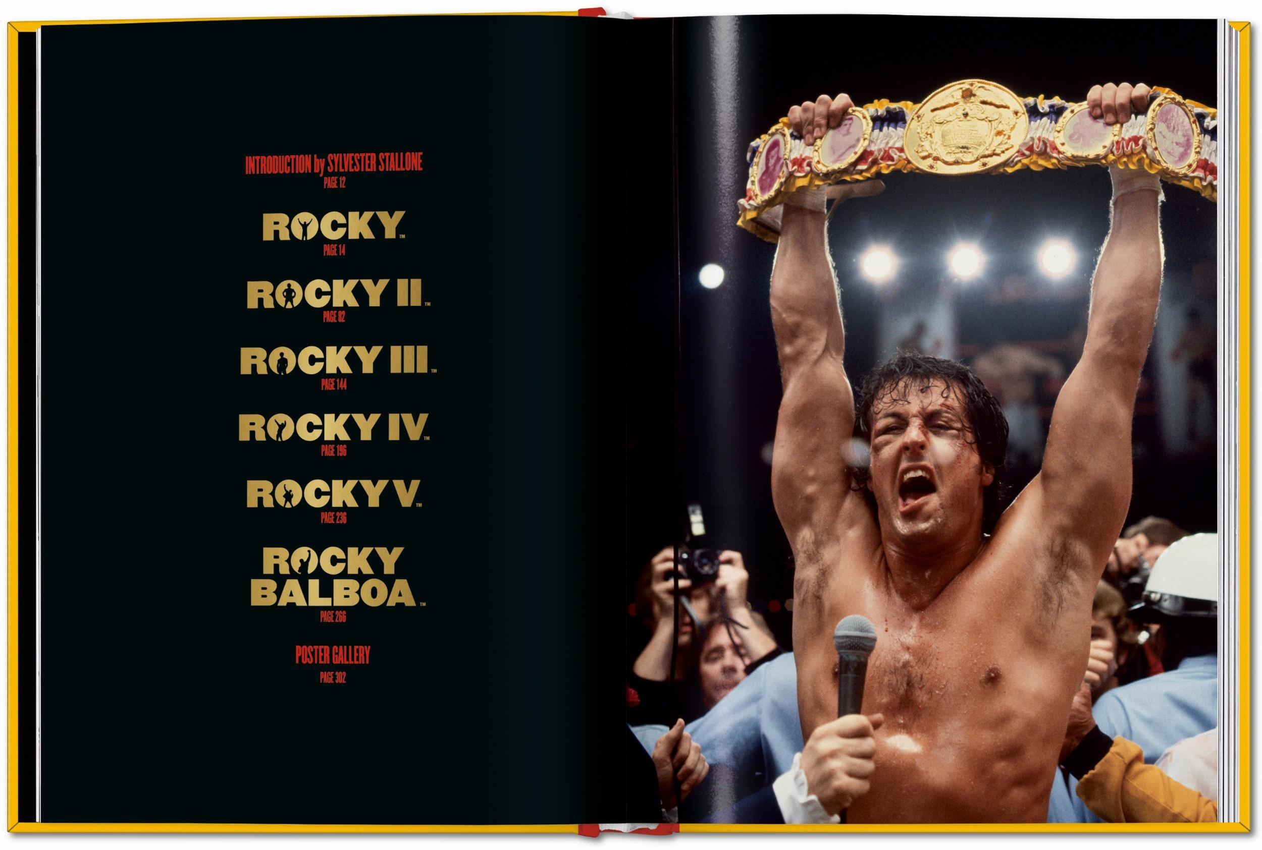 Rocky. The Complete Films, Rocky photo holding the title belt