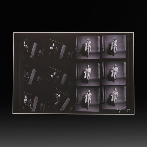 Marilyn Monroe - Contact Sheet from The Last Sitting (Silver Crayon)