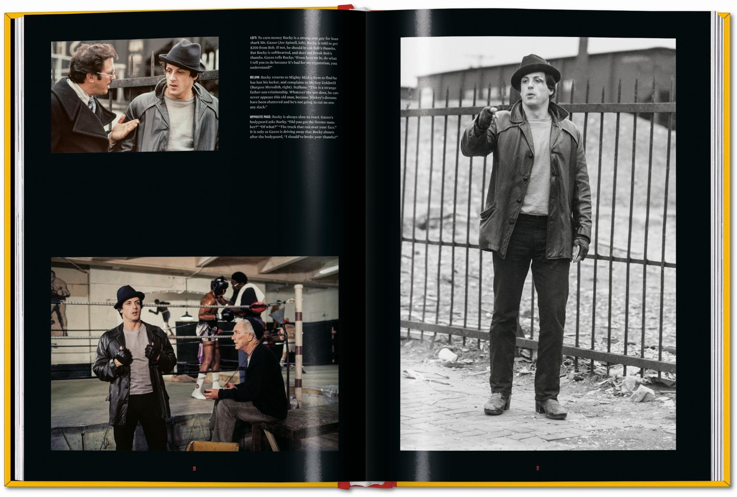 Rocky. The Complete Films, Rocky black and white picture in leather jacket and iconic hat