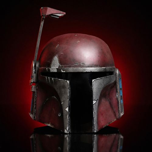 Front View The Mandalorian (2019) — Mandalorian Covert Hero Helmet (Season 1 Production Prop)