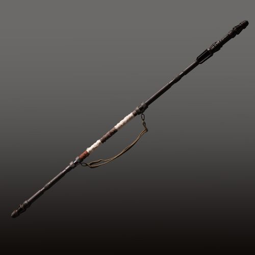 Diagonal View Star Wars: The Force Awakens (2015) — Rey's Production-Made Hero Staff