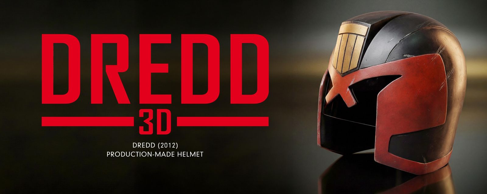 For Sale -Dredd (2012): Production-Made Judge Dredd HelmetFF OFFER for Bruce Lee's 85th Anniversary