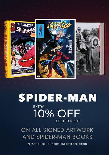 10% OFF Spider-Man Rare Signed Artwork and Collectable Books