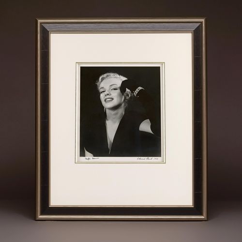 Marilyn Monroe in Black Gloves and Jewels by Edward Clark