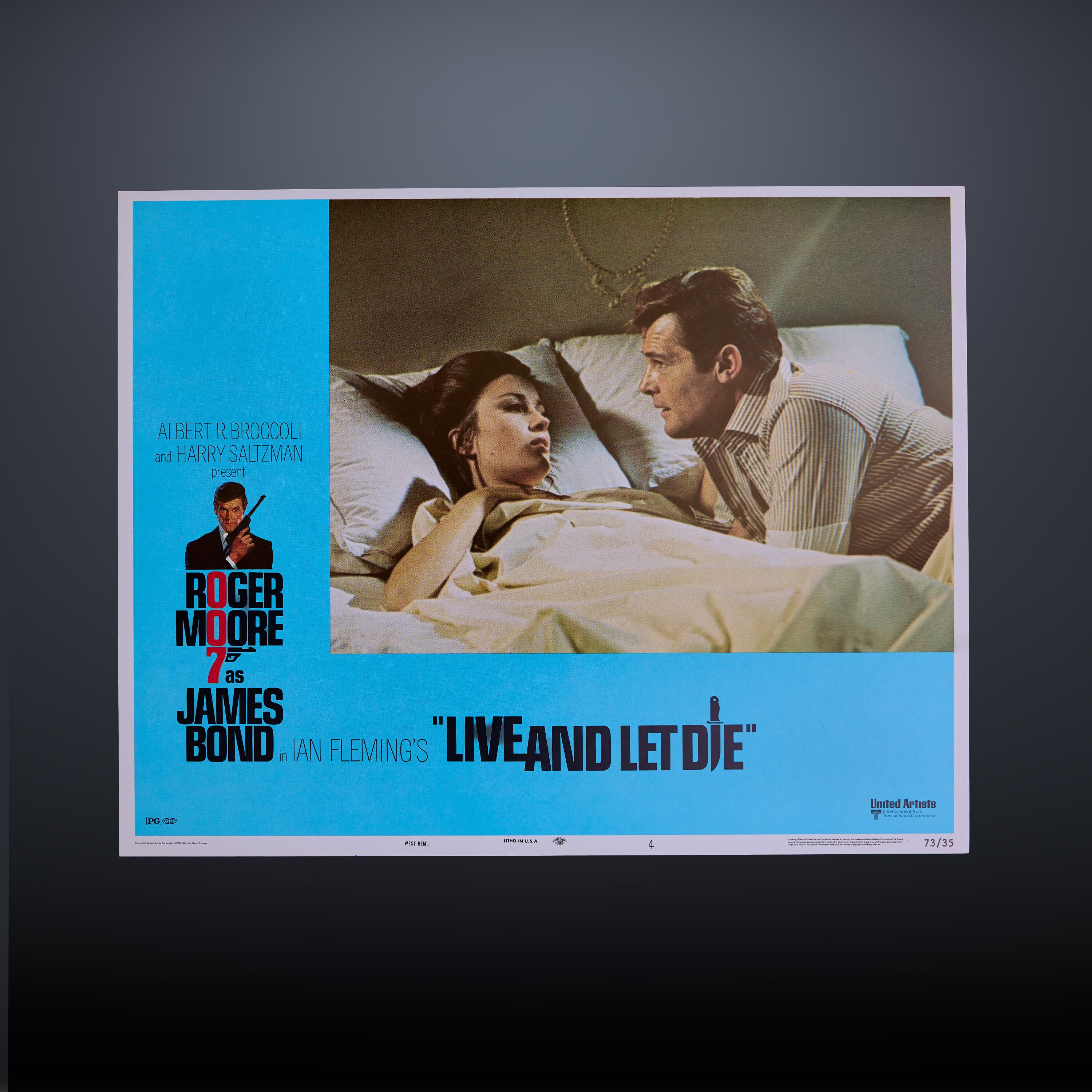 James Bond - Original Lobby Card four of eight, Live and Let Die (1973)