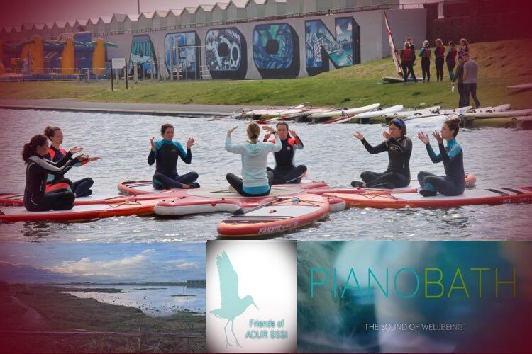 Not a bad week.. Yoga at Hove on SUP and by Piano at Shoreham, a Jes Update re. the River and.. the weekend weather.