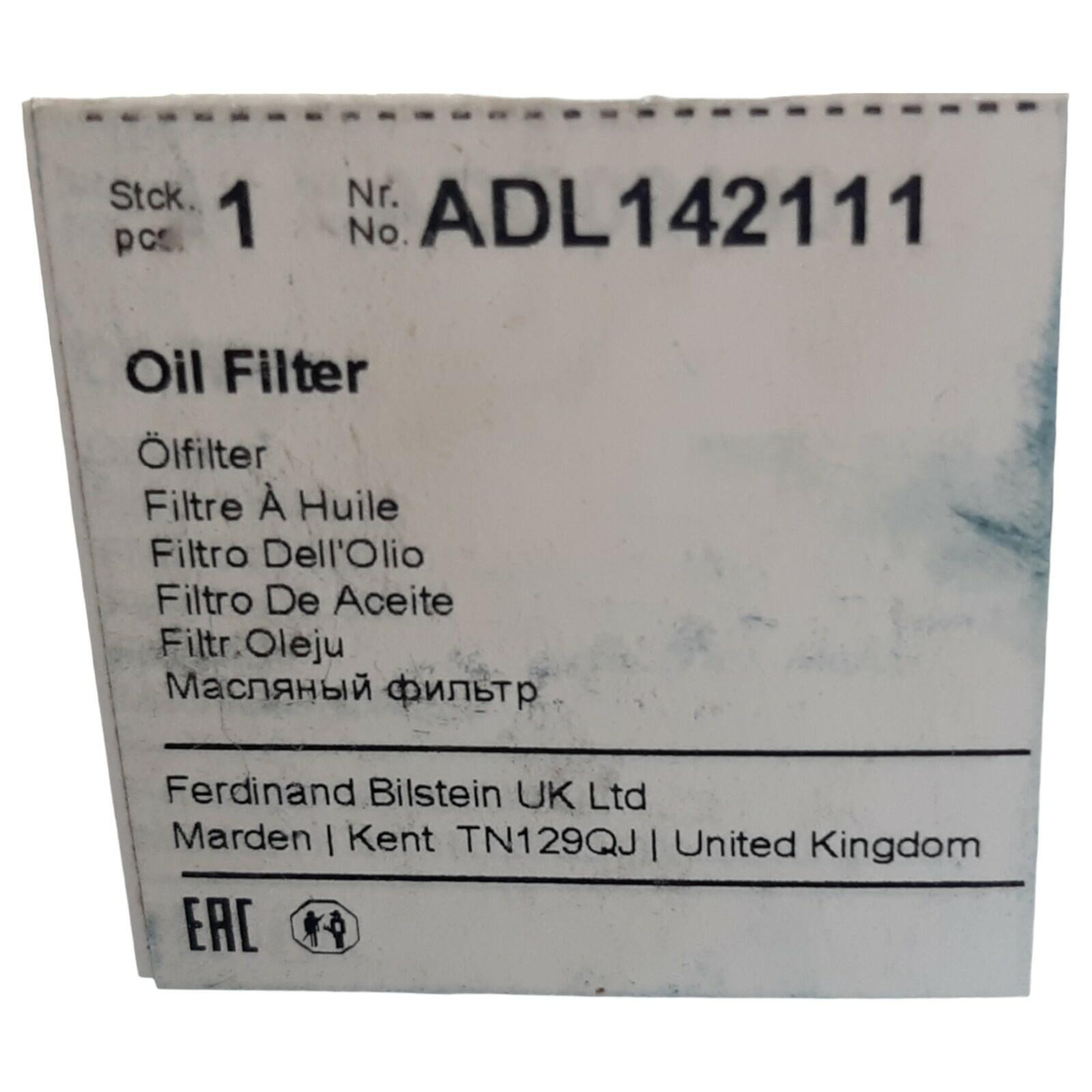 Blue Print Oil Filter Fits Vauxhall / Fiat / Alfa romeo — direct-fit aftermarket part (ADL142111)