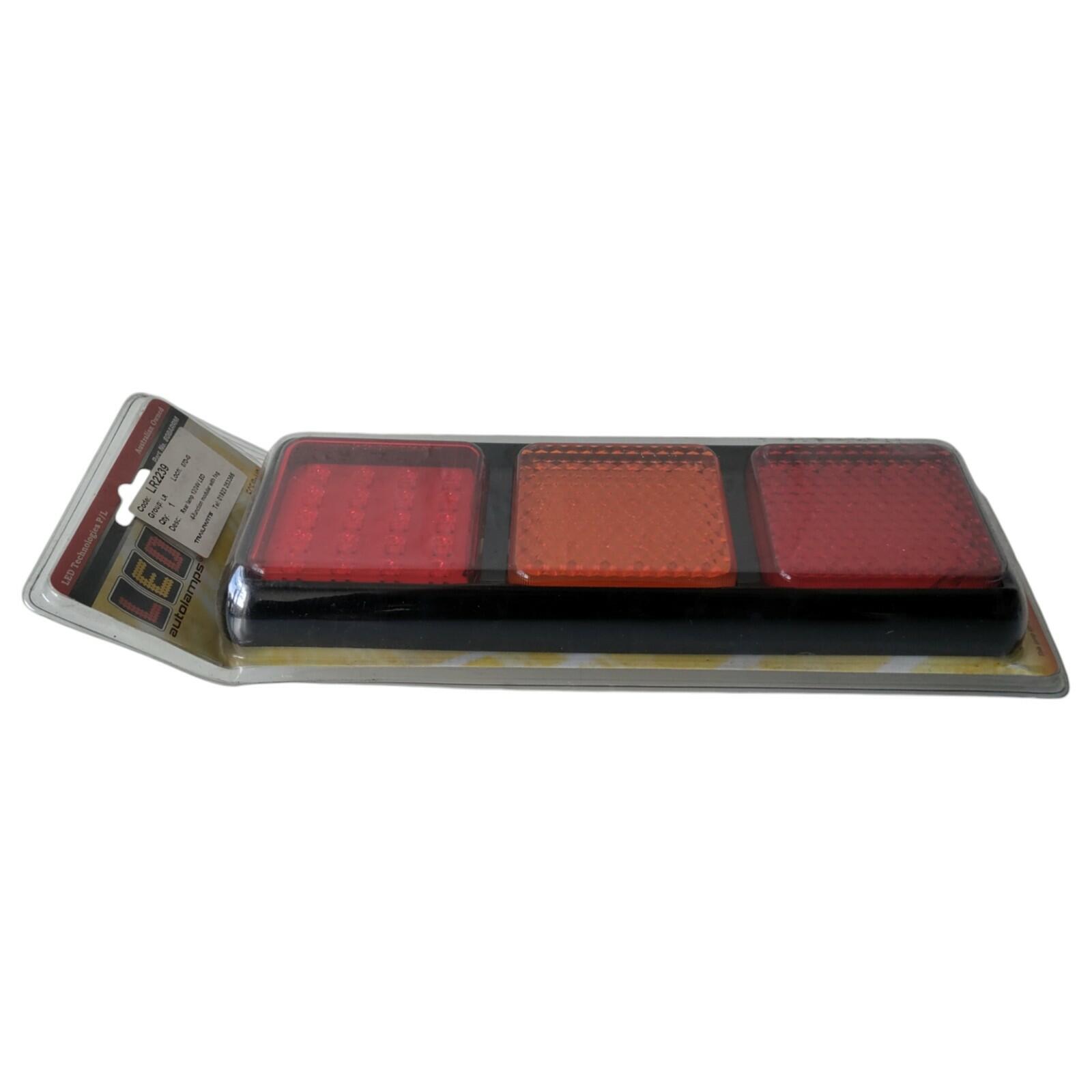 LED Autolamps 4 Function LED Modular rear lamp with fog 12/24V