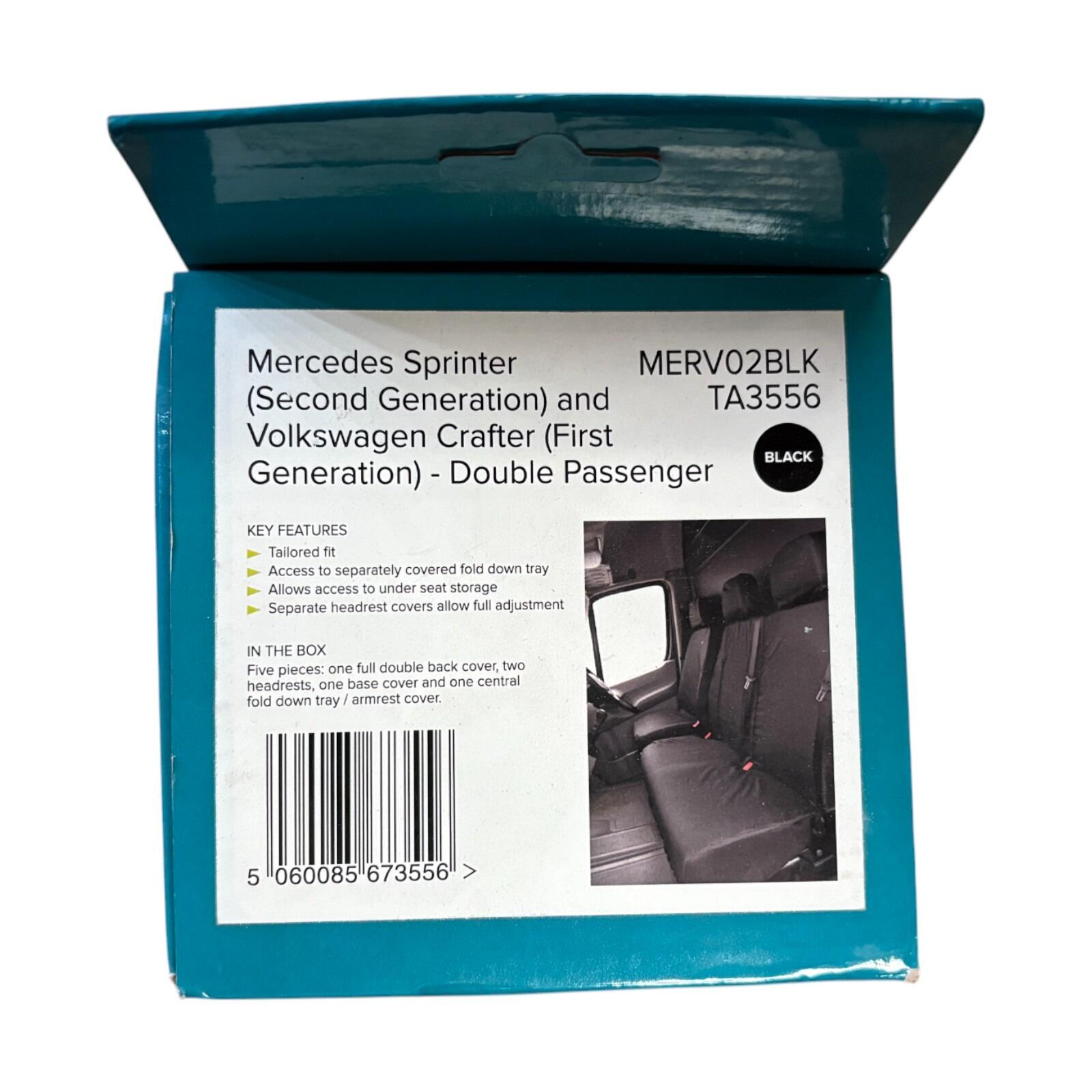 Town & Country Double passenger seat cover fits Mercedes Volkswagen detail view