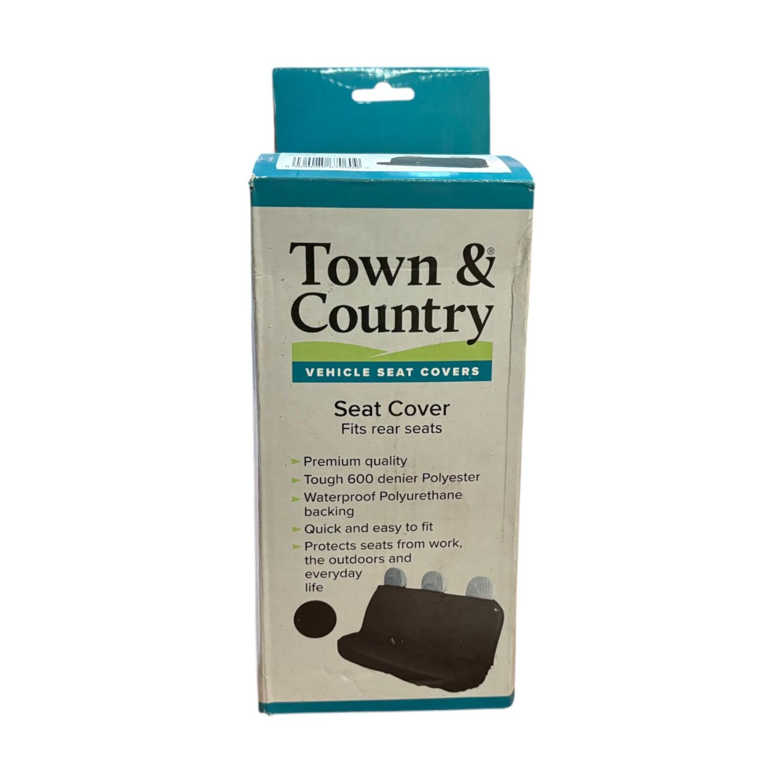 Town & Country Multi-fit large rear seat cover (black) MFRLBLK