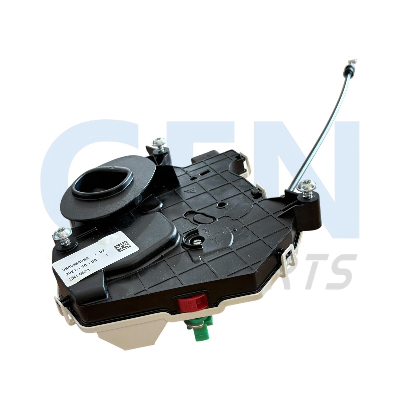 Original PSA Vauxhall / Peugeot / Citroen Rear Hinged Door Lock assembly — part number 9808568580